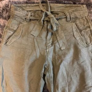 Free People Army cropped pant